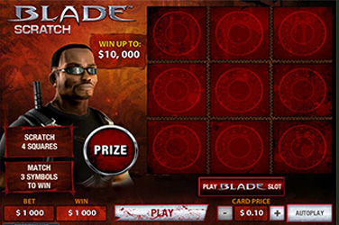 Blade scratch