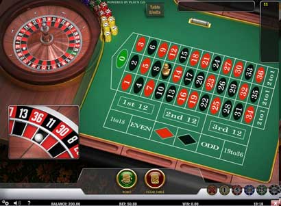 European Roulette Mobile - Playngo